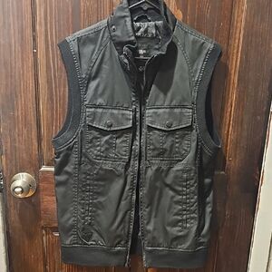 Guess Men's Dark Gray Vest